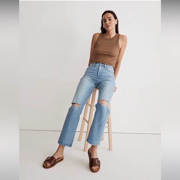 Madewell Perfect Vintage Straight Jean - Picture 5 of 6